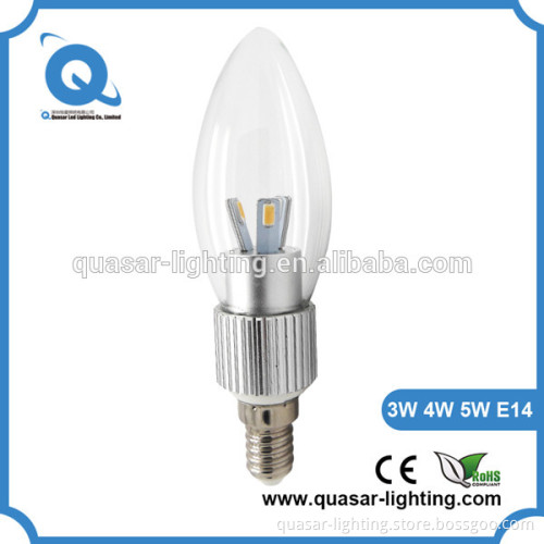 high CRI e12 led e14 candle 3w 5w 4w